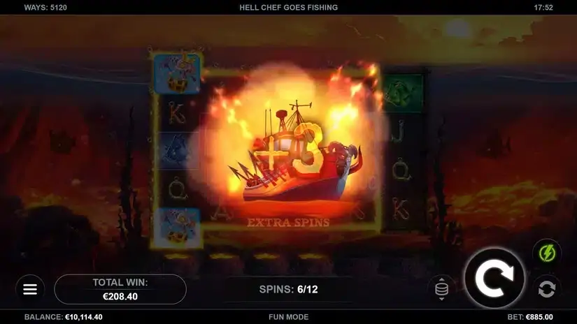 Hell Chef Goes Fishing slot screenshot 5