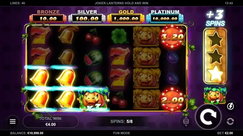Joker Lanterns Hold and Win slot screenshot 4