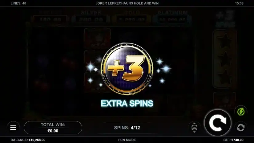 Joker Leprechauns Hold and Win slot screenshot 3