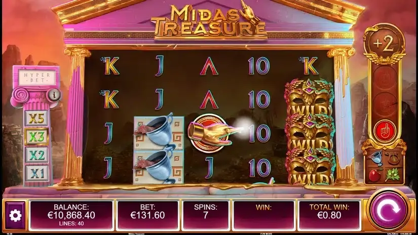 Midas Treasure slot screenshot 3