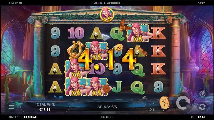 Pearls of Aphrodite slot screenshot 5