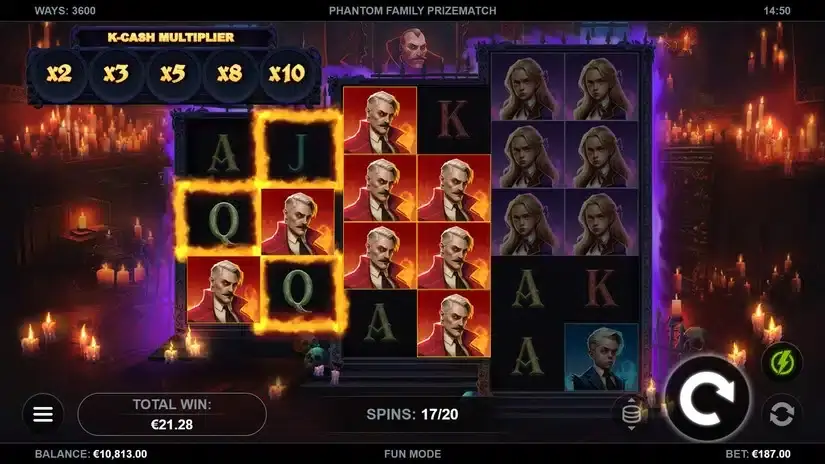 Phantom Family PrizeMatch slot screenshot 5