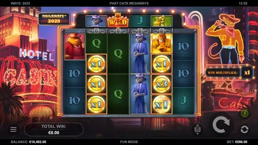 Phat Cats Megaways slot screenshot 4