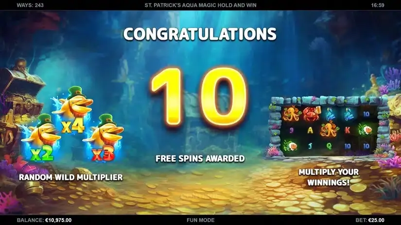 St. Patrick’s Aqua Magic slot screenshot 2