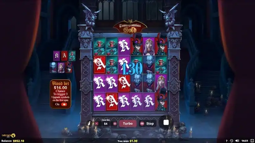 Transylvanian Gold slot screenshot 4