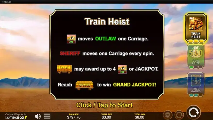 Outlaw Waysfecta slot screenshot 6