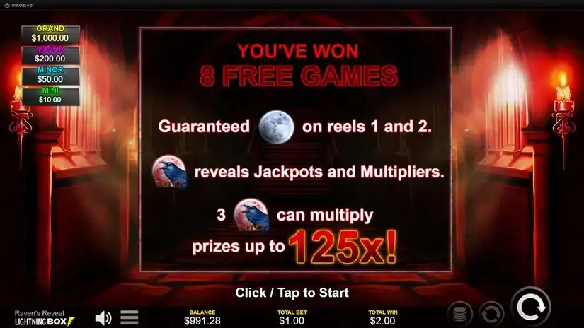 Raven’s Reveal slot screenshot 5