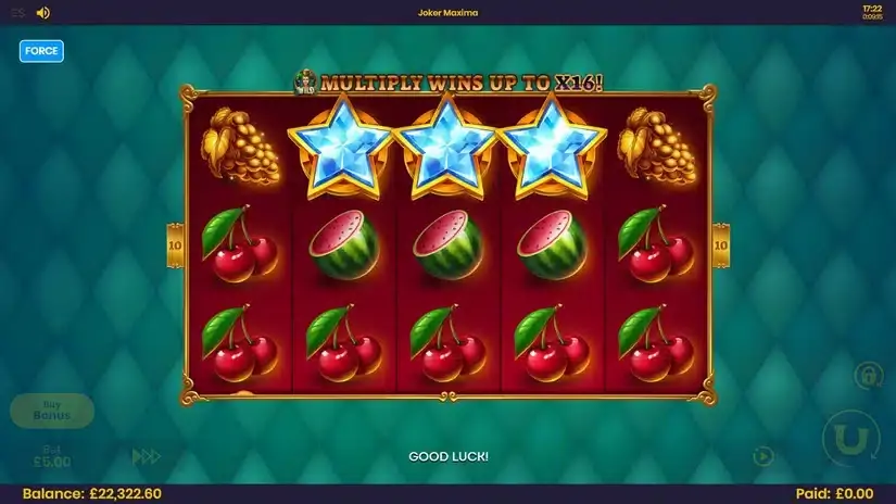 Joker Maxima slot screenshot 4