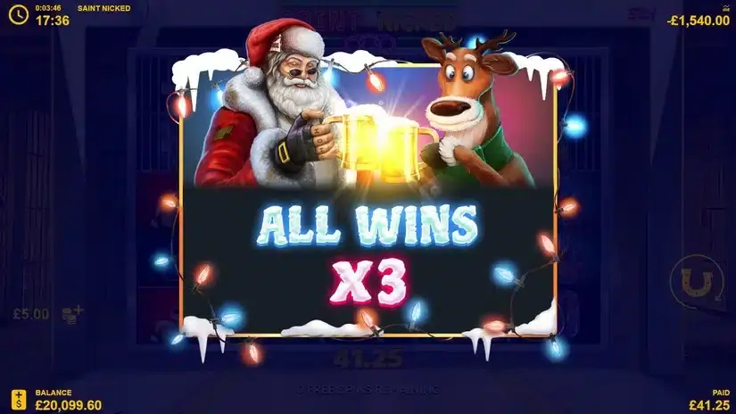 Saint Nicked slot screenshot 6
