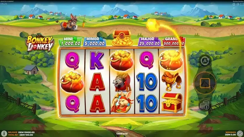 Bonkey Donkey slot screenshot 2