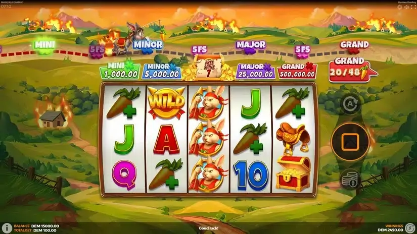 Bonkey Donkey slot screenshot 