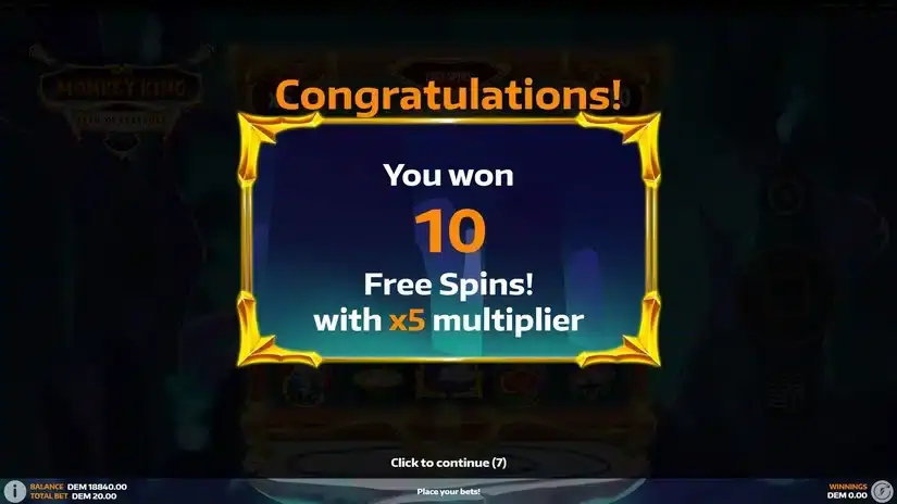 Monkey King: Path of Treasure slot screenshot 3