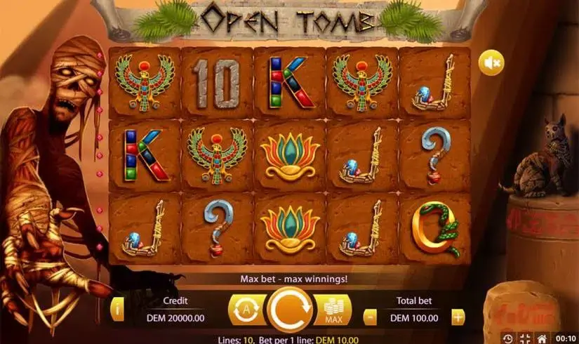 Open Tomb slot screenshot 1