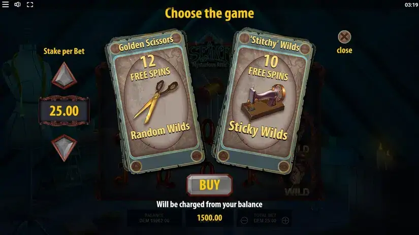 Seance: Mysterious Attic slot screenshot 3