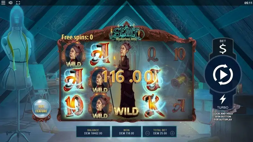 Seance: Mysterious Attic slot screenshot 6