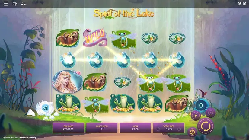 Spirit of the Lake slot screenshot 2