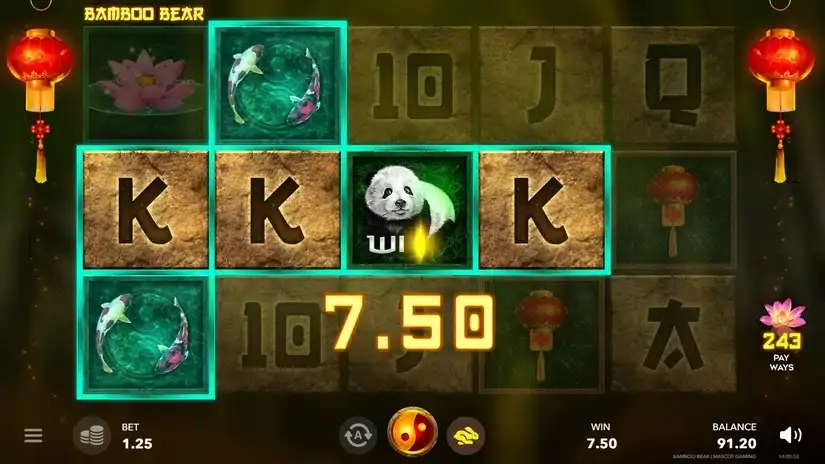 Bamboo Bear slot screenshot 4