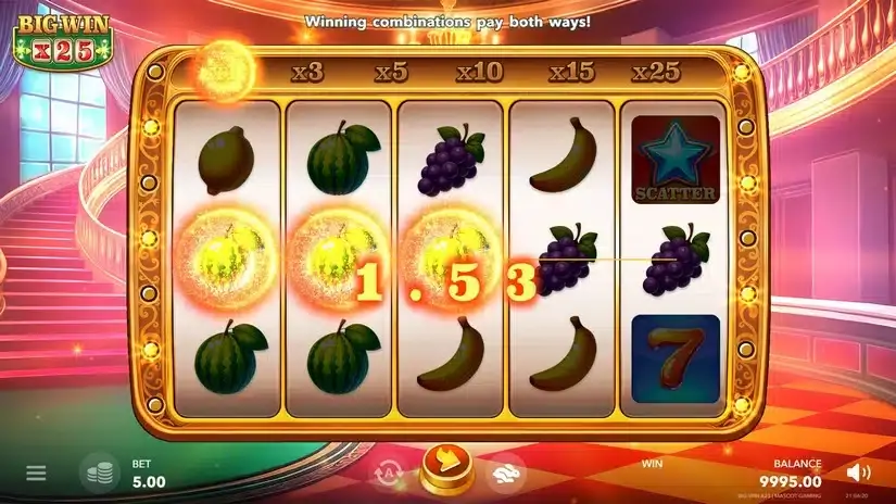 Big Win x25 slot screenshot 2