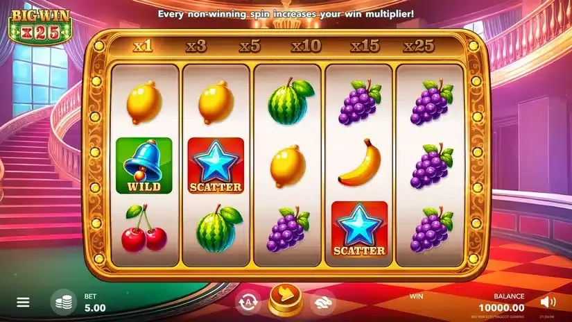 Big Win x25 slot screenshot 1
