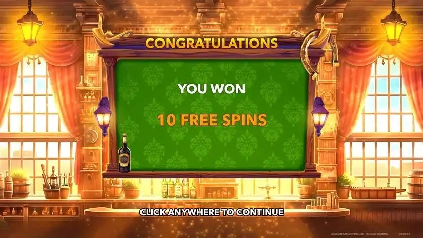 Cancan Saloon Deluxe slot screenshot 2