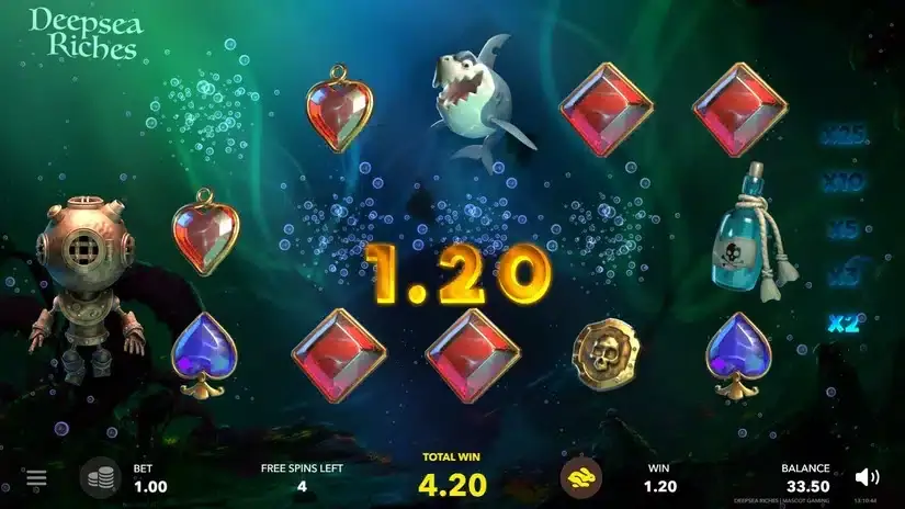 Deepsea Riches slot screenshot 4