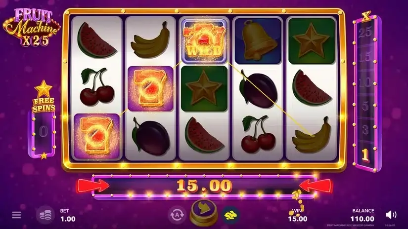 Fruit Machine x25 slot screenshot 