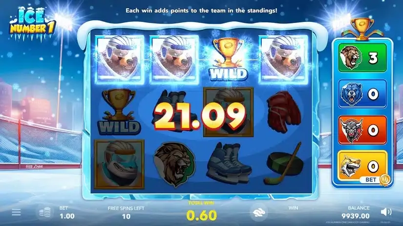 Ice Number One slot screenshot 3