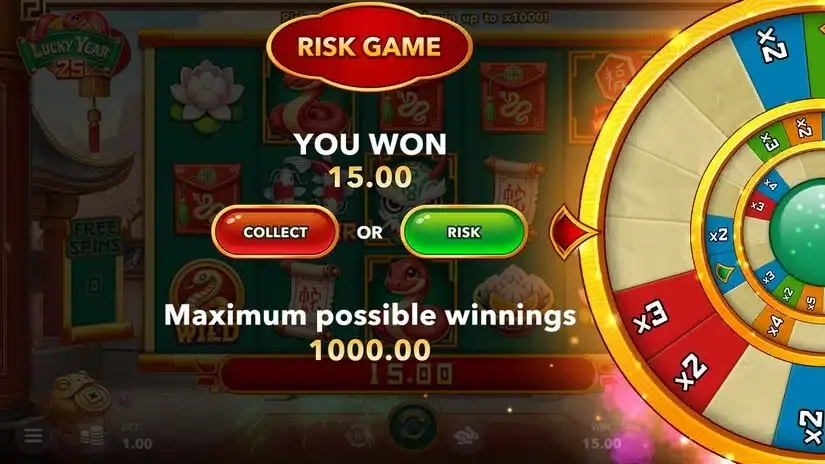 Lucky Year 25 slot screenshot 3