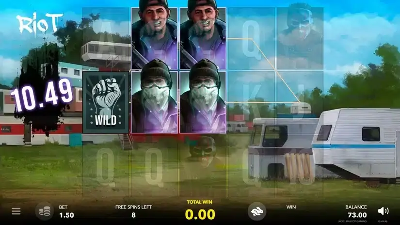 Riot slot screenshot 3