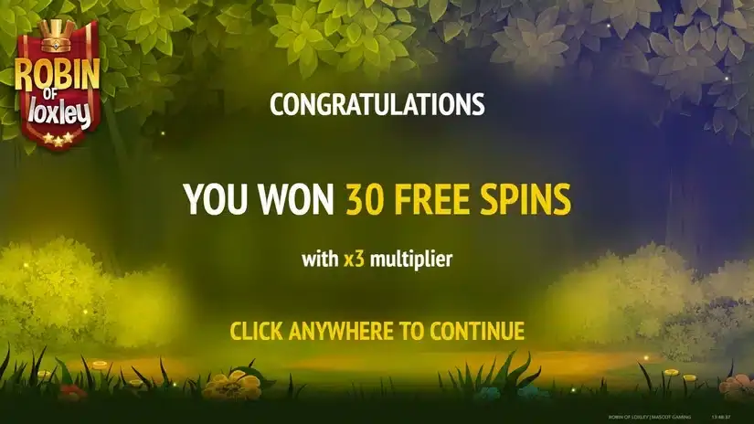 Robin of Loxley slot screenshot 2