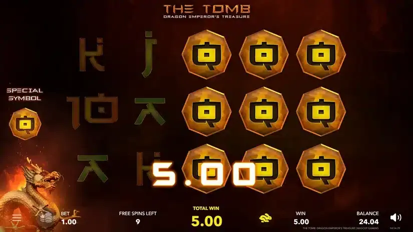 The Tomb slot screenshot 3