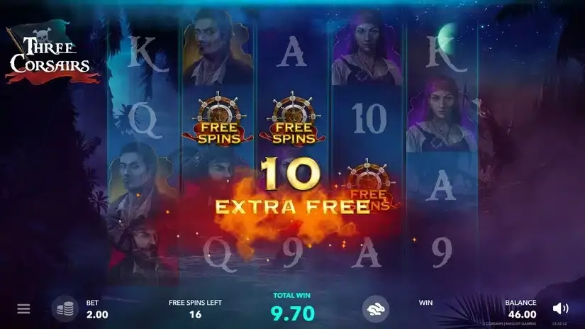 Three Corsairs slot screenshot 4