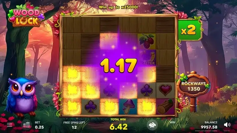 Wood Luck slot screenshot 3