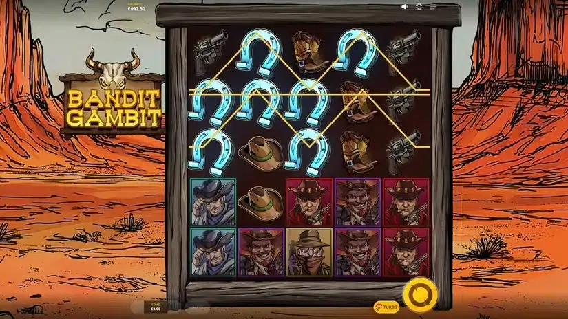 Bandit Gambit slot screenshot 4