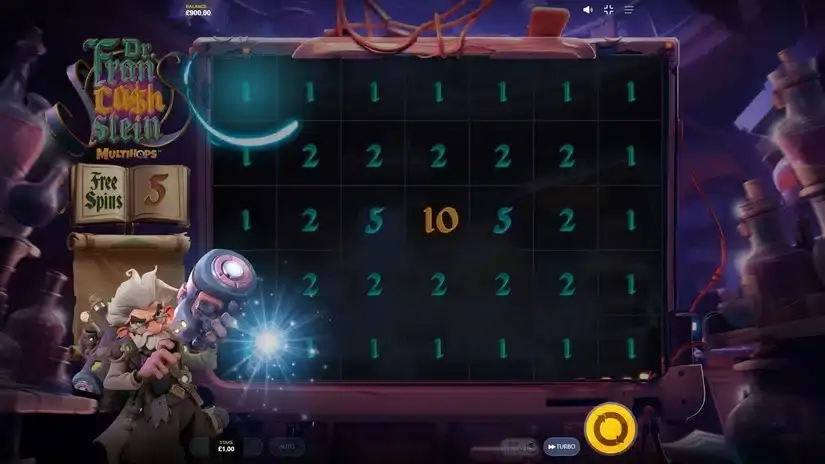 Dr. Francashstein slot screenshot 4