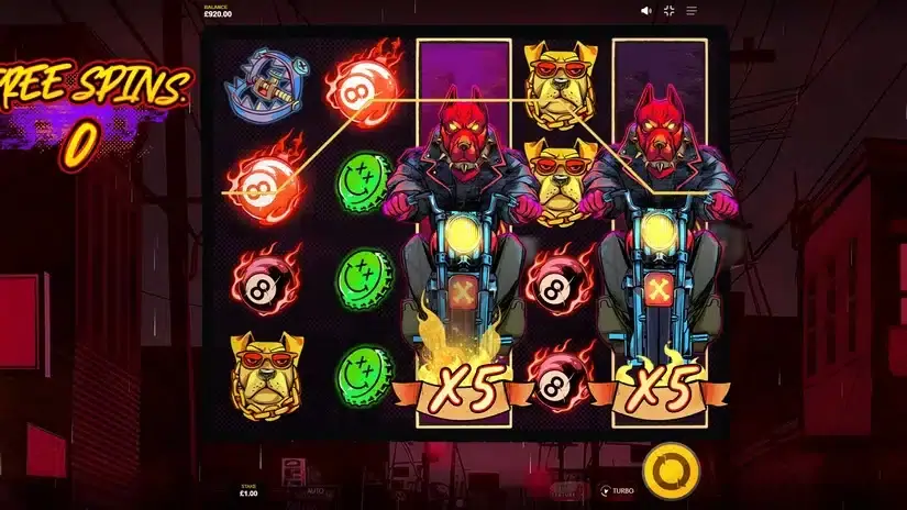 Rumble Mutts slot screenshot 5