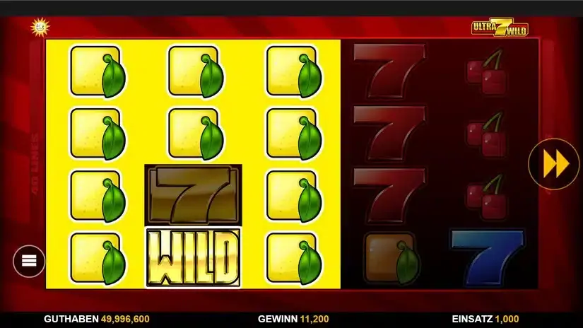 Ultra 7s Wild slot screenshot 3