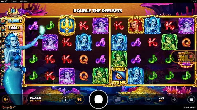 15 Tridents slot screenshot 3