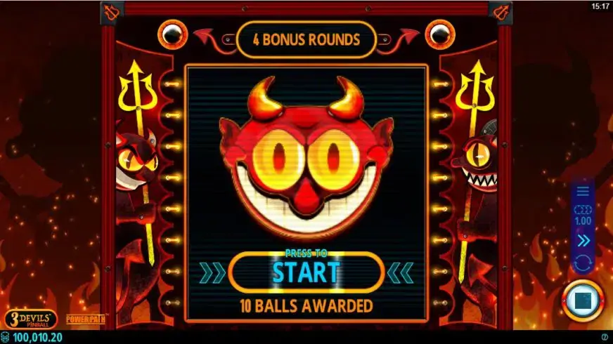3 Devils Pinball slot screenshot 5