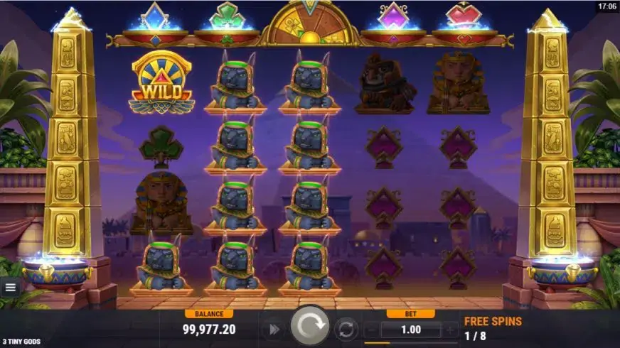 3 Tiny Gods slot screenshot 