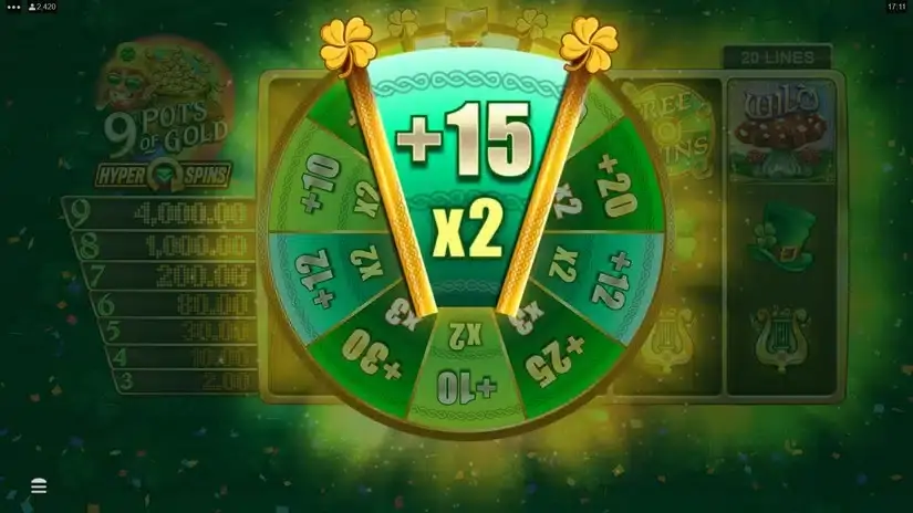 9 Pots of Gold HyperSpins slot screenshot 3