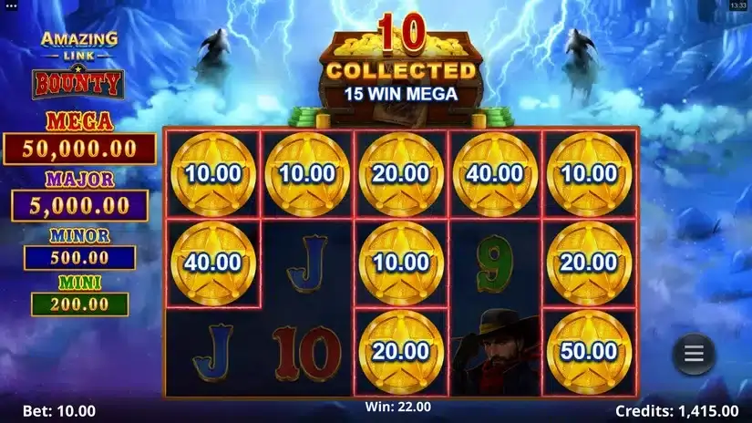 Amazing Link Bounty slot screenshot 5
