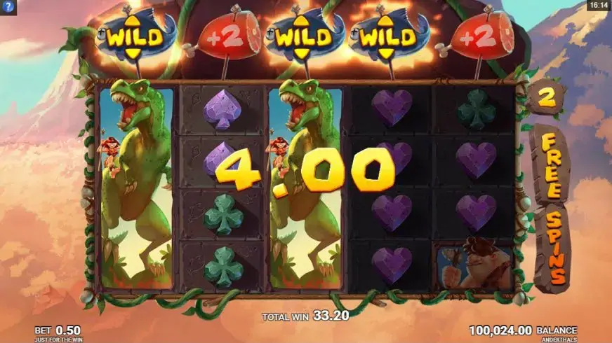 Anderthals slot screenshot 4