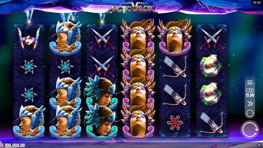 Arctic Valor slot screenshot 
