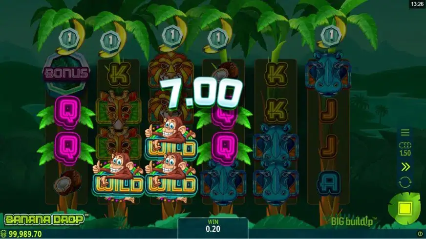 Banana Drop slot screenshot 3
