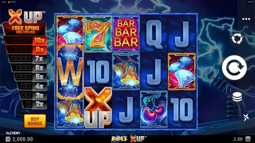Bolt X UP slot screenshot 