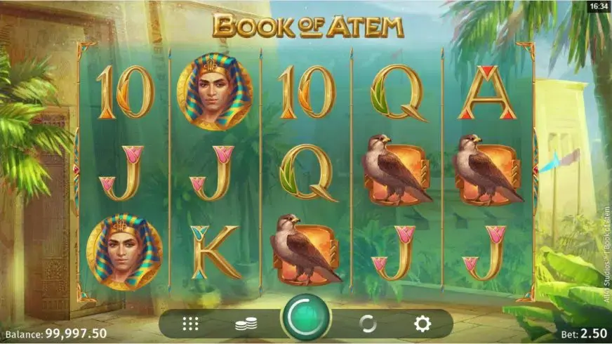 Book of Atem slot screenshot 