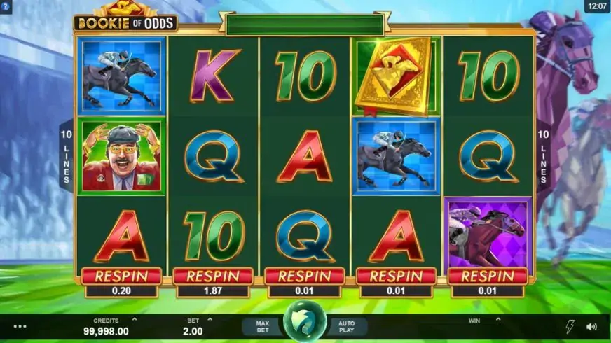 Bookie of Odds slot screenshot 1