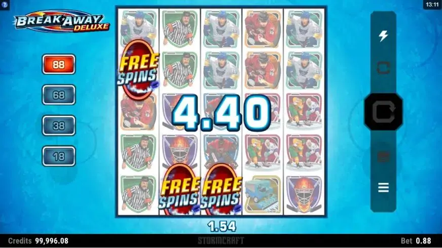 Break Away Deluxe slot screenshot 3