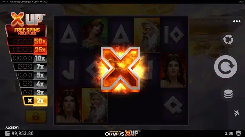Chronicles of Olympus X UP slot screenshot 3